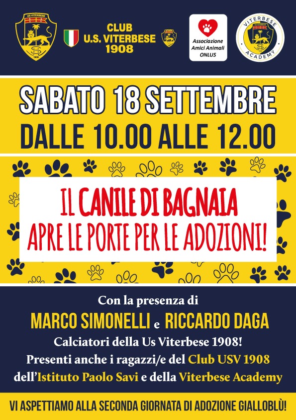 Fai un Goal vincente, adotta un amico a quattro zampe 3 Parco Canile Bagnaia