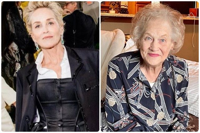 La madre di Sharon Stone colpita da un ictus: “Fate una preghiera per lei” 1 stonemadre